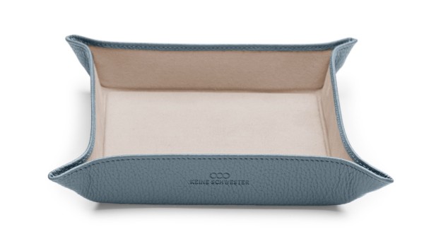 Keine Schwester Taschen-Entleerer klein, Friesenblau-Beige-Silber