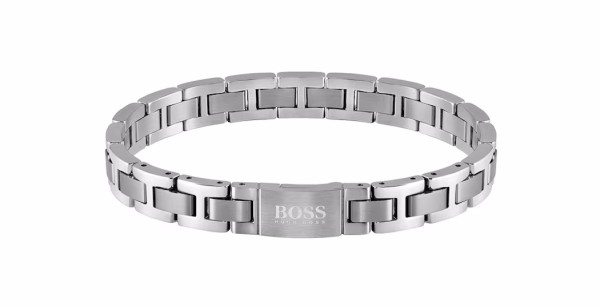 Boss Armband "Metal Link" Edelstahl, Silber