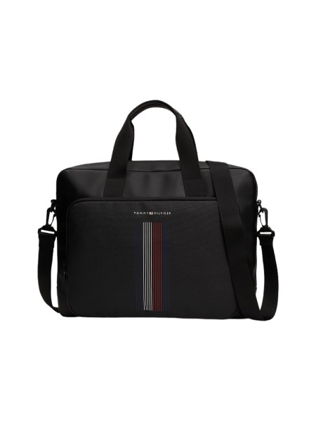 Tommy Hilfiger Foundation Computer Bag, Aktentasche, Schwarz