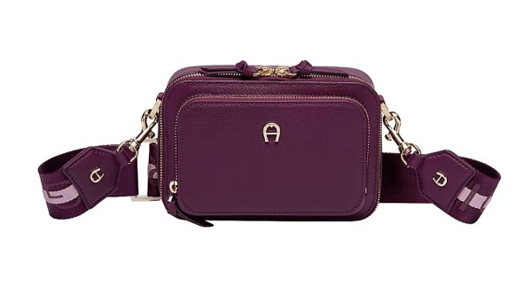 Aigner Umhängetasche / Schultertasche Zita S, Plum