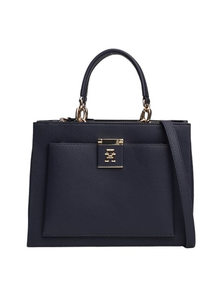 Tommy Hilfiger Heritage Mini Tote Corporation, Handtasche, Umhängetasche, Dunkelblau