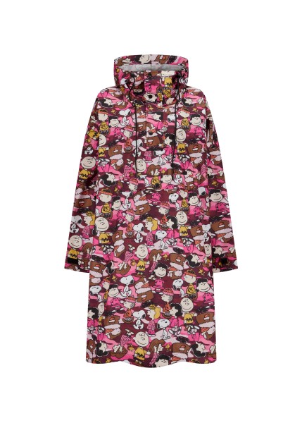 Codello X Peanuts Camouflage Berry Regencape, Beere-Multicolor