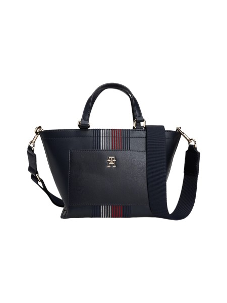 Tommy Hilfiger Distinct Mini Tote, Handtasche, Umhängetasche, Dunkelbblau