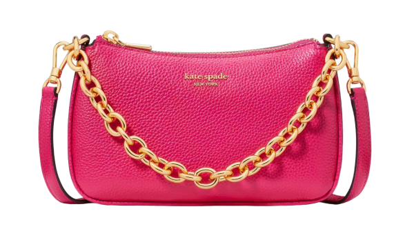 Kate Spade Pochette, kleine Umhängetasche, Schultertasche, Pink