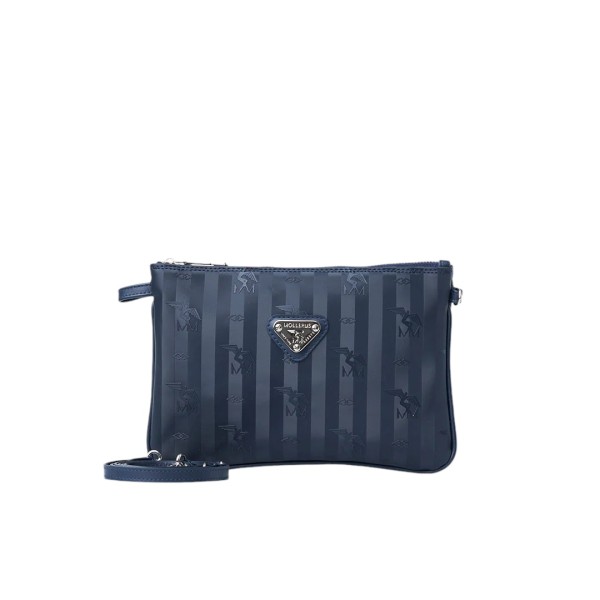 Maison Mollerus Vinerus Space Blau Umhängetasche / Clutch, Tamins Silber