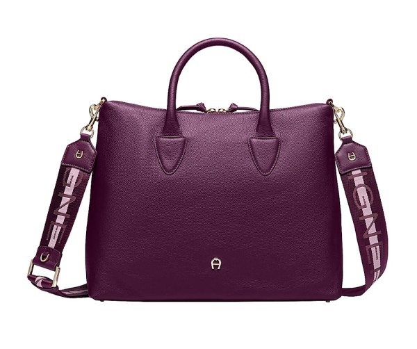 Aigner Handtasche / Umhängetasche Zita M, Plum